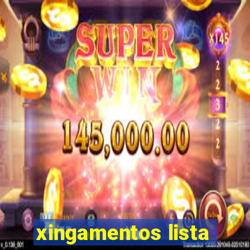 xingamentos lista